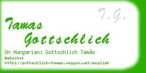 tamas gottschlich business card